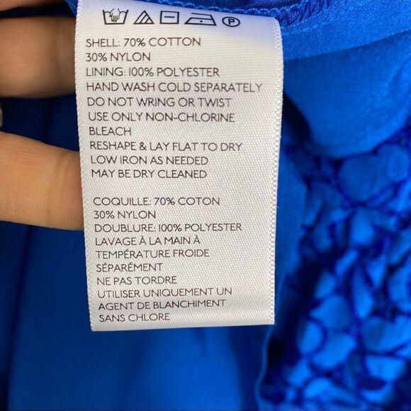 Pins and Needles Blue Lace Back Cutout Maxi Dress - Picture 6 of 8